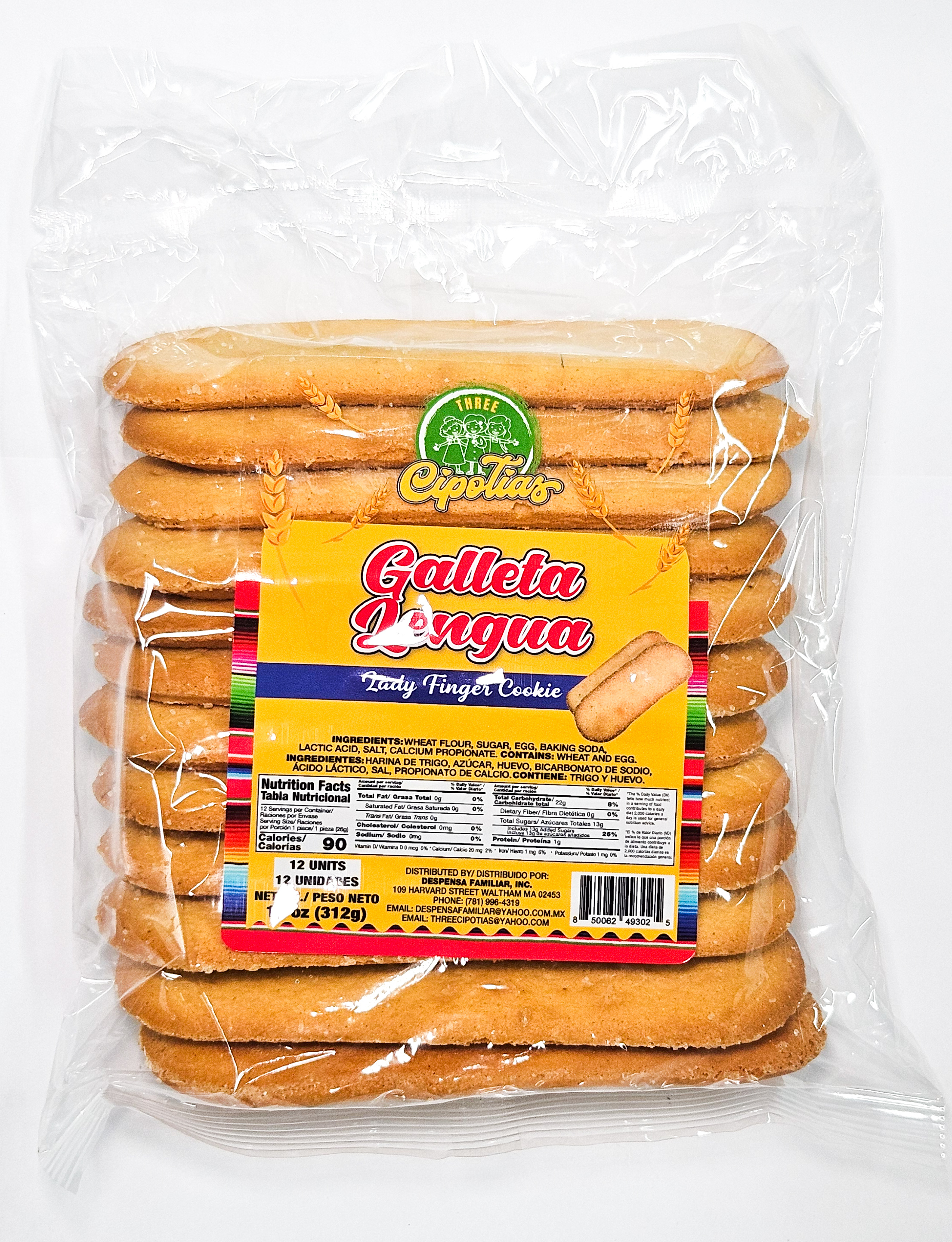 Galleta Lengua